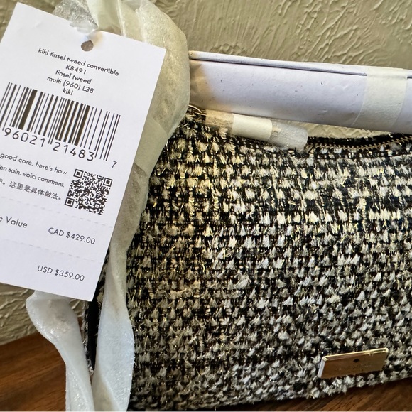 NWT Kate Spade Kiki Tweed Crossbody - Picture 5 of 5